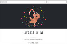 Spicy Online Holiday Party Invitations