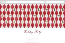 Diamond Online Holiday Party Invitations