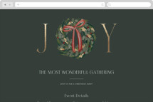 Everleigh Online Holiday Party Invitations
