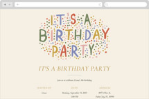 Online Kids Birthday Invitations