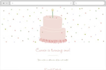 Confetti Party Online Kids Birthday Invitations