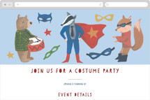 Costume party Online Kids Birthday Invitations