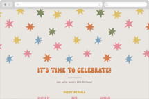 Thank You Riso Online Kids Birthday Invitations