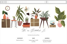 Plant Lovers Online Party Invitations