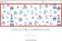 Nautical Fun Online Party Invitations