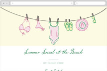 Summer Social Online Party Invitations