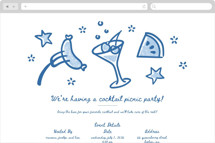 Quirky Cocktail Online Party Invitations