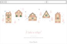 Gingerbread Village Online Party Invitations
