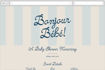 Mariniere Online Party Invitations