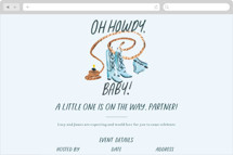 Oh Howdy Baby! Online Party Invitations