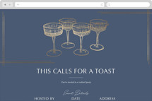 Feeling Toasty Online Party Invitations