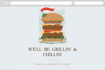 Grillin' and Chillin' Online Party Invitations