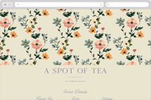 Rustic Floral Print Online Party Invitations