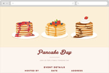 Pancake Day Online Party Invitations