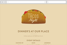 Tacos Online Party Invitations