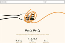 Pasta Social Club Online Party Invitations