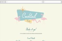 clink and sparkle Online Party Invitations