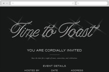 Time to Toast Online Party Invitations