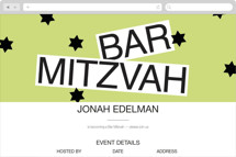 Decal Online Religious Milestone Invitations