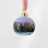 Winter Pine Sunset Ornament - 14 Ornaments