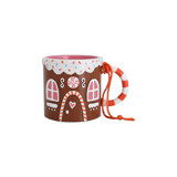 Baking Spirits Bright Gingerbread House Mug Ornament - Set of 1