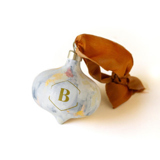 Modern Ornament Blues Ornaments