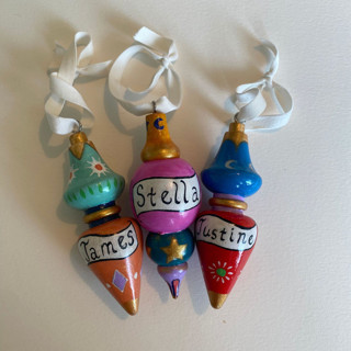 Custom Hand Painted Ornament Ornaments