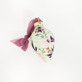 Soft Green Floral Botanical Ornament Ornaments