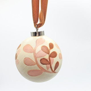Spiced Leaves Ceramic Ornament Ornaments