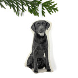 Silkscreen Labrador Retriever Ornament Ornaments