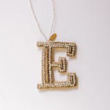 Personalized Handmade Letter Ornament - Small E Ornaments