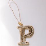 Personalized Handmade Letter Ornament - Large P Ornaments