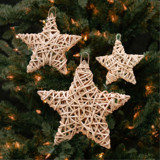 Buri Star Ornament Set of 3 Ornaments