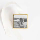 Custom Square Ornament Modern Gold