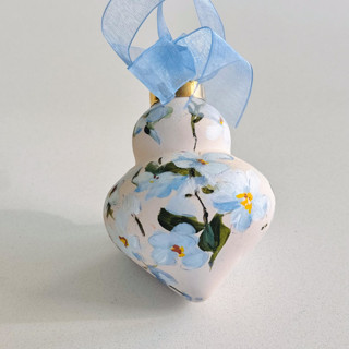 Floral Hand-Painted Ornament Ornaments