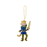 Nutcracker Mouse King Embellished Christmas Ornament