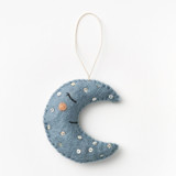 Felt Celestial Moon Ornaments