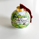 Custom hand-painted House ornament Ornaments