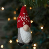 Felt Holiday Gnome Ornament Ornaments