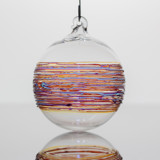 Amber Purple Wrapped Ornament Ornaments