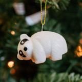 Mini Tagua Ivory Panda Ornament Ornaments