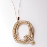 Personalized Handmade Letter Ornament - Large Q Ornaments