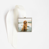 Custom Square Ornament Silver Ornaments