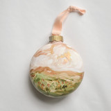 4" Heavenly Sunset Mountain Ornament - Rose Gold Ornaments
