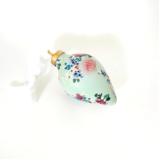 Mint Floral Ornament Ornaments