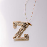 Personalized Handmade Letter Ornament - Small Z Ornaments