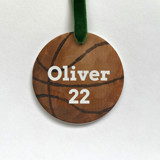 Personalized Basketball Ceramic Ornament Ornaments