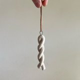 Ceramic Twist Ornament Ornaments