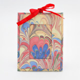 Mini Hand-Marbled Picture Frame Ornament | Multicolor Ornaments