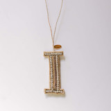 Personalized Handmade Letter Ornament - Small I Ornaments